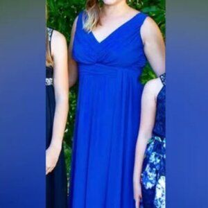 Signature by Sangria Blue Maxi Dress